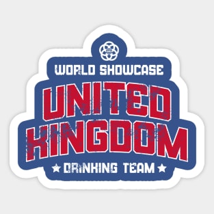 World Showcase Drinking Team - United Kingdom Sticker